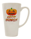 Halloween-inspired Conical Latte Coffee Mug - Perfect for Jack-O-Lantern Enthusiasts - TooLoud-Conical Latte Mug-TooLoud-White-Davson Sales