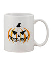 Halloween-inspired Jack-o'-Lantern Printed 11 oz Coffee Mug - TooLoud-11 OZ Coffee Mug-TooLoud-White-Davson Sales