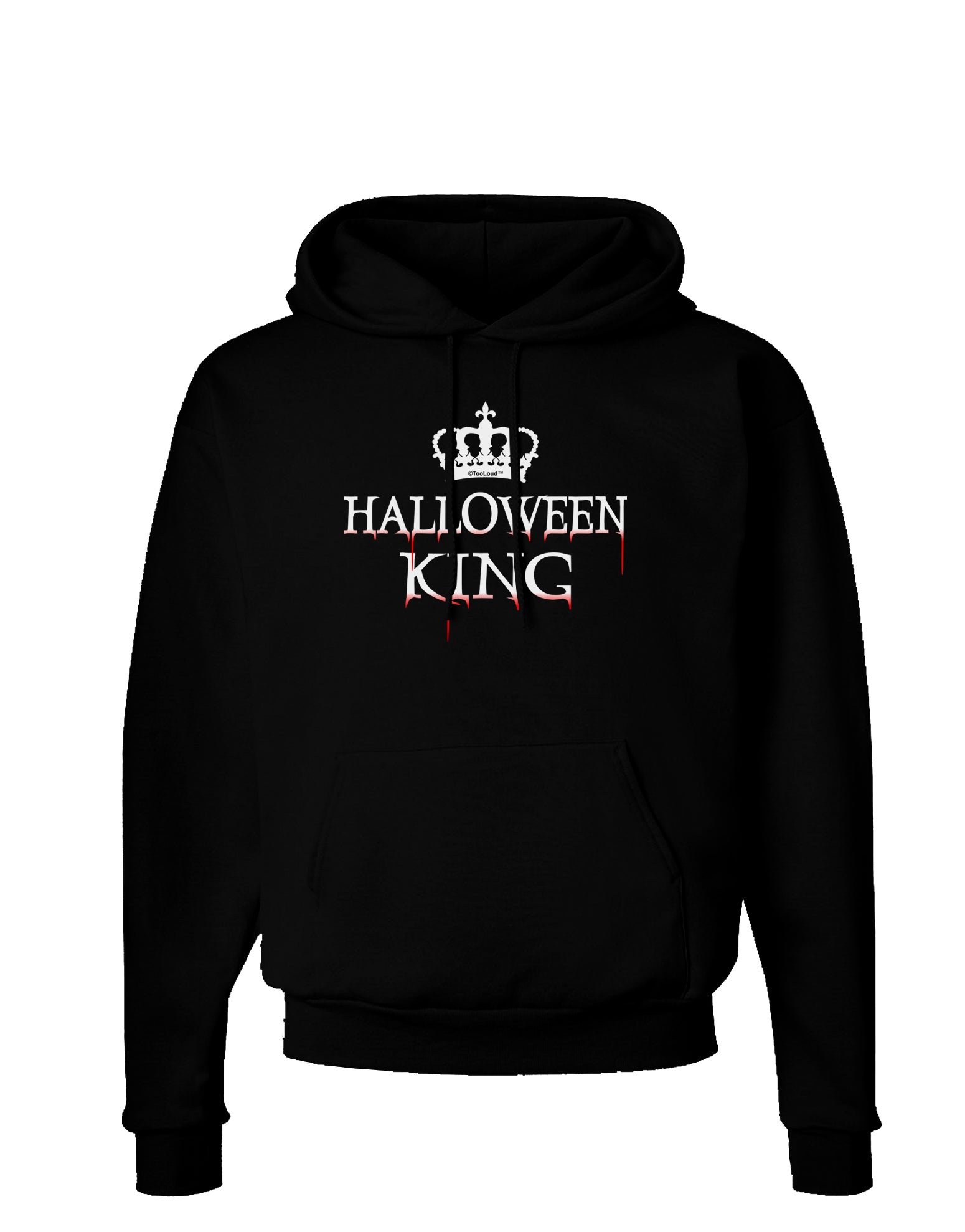 Halloween King Dark Hoodie Sweatshirt by TooLoud-Hoodie-TooLoud-Black-Small-Davson Sales