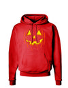 Halloween Pumpkin Smile Jack O Lantern Dark Hoodie Sweatshirt-Hoodie-TooLoud-Red-Small-Davson Sales