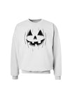 Halloween Pumpkin Smile Jack O Lantern Sweatshirt-Sweatshirts-TooLoud-White-Small-Davson Sales