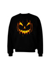 Halloween Scary Evil Jack O Lantern Pumpkin Adult Dark Sweatshirt-Sweatshirts-TooLoud-Black-Small-Davson Sales