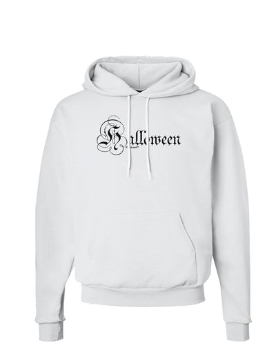 Halloween Script Text Hoodie Sweatshirt-Hoodie-TooLoud-White-Small-Davson Sales