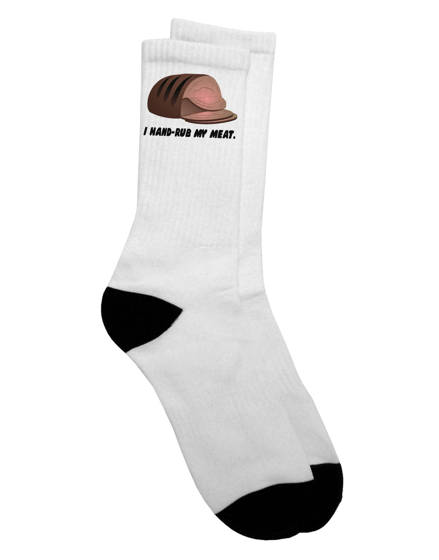 Hand-Rubbed Roast Beef Adult Crew Socks - TooLoud-Socks-TooLoud-White-Ladies-4-6-Davson Sales