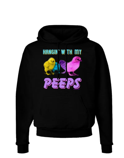 Hangin With My Peeps Dark Hoodie Sweatshirt-Hoodie-TooLoud-Black-Small-Davson Sales