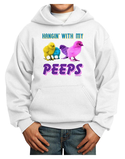 Hangin With My Peeps Youth Hoodie Pullover Sweatshirt-Youth Hoodie-TooLoud-White-XS-Davson Sales