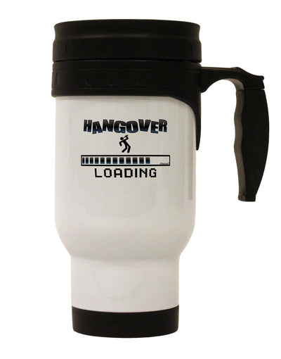 Hangover Loading Stainless Steel 14oz Travel Mug-Travel Mugs-TooLoud-White-Davson Sales