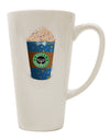 Hanukkah Celebration Conical Latte Cup - 16 Ounce Latte Coffee Mug TooLoud-Conical Latte Mug-TooLoud-White-Davson Sales