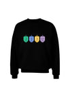 Hanukkah Dreidels Adult Dark Sweatshirt-Sweatshirts-TooLoud-Black-Small-Davson Sales