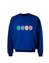Hanukkah Dreidels Adult Dark Sweatshirt-Sweatshirts-TooLoud-Deep-Royal-Blue-Small-Davson Sales