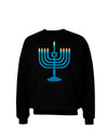 Hanukkah Menorah Adult Dark Sweatshirt-Sweatshirts-TooLoud-Black-Small-Davson Sales