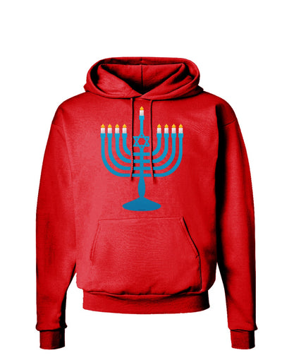 Hanukkah Menorah Dark Hoodie Sweatshirt-Hoodie-TooLoud-Red-Small-Davson Sales