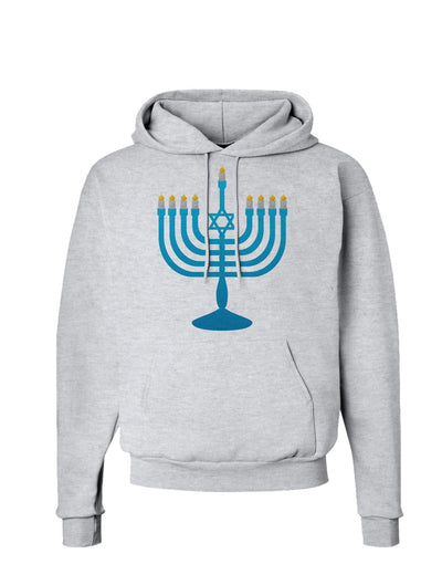 Hanukkah Menorah Hoodie Sweatshirt-Hoodie-TooLoud-AshGray-Small-Davson Sales