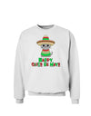 Happy Cinco de Mayo Cat Sweatshirt by TooLoud-Sweatshirts-TooLoud-White-Small-Davson Sales