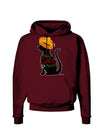 Happy Cinco de Meow - Cinco de Mayo Cat Dark Hoodie Sweatshirt by TooLoud-Hoodie-TooLoud-Maroon-Small-Davson Sales