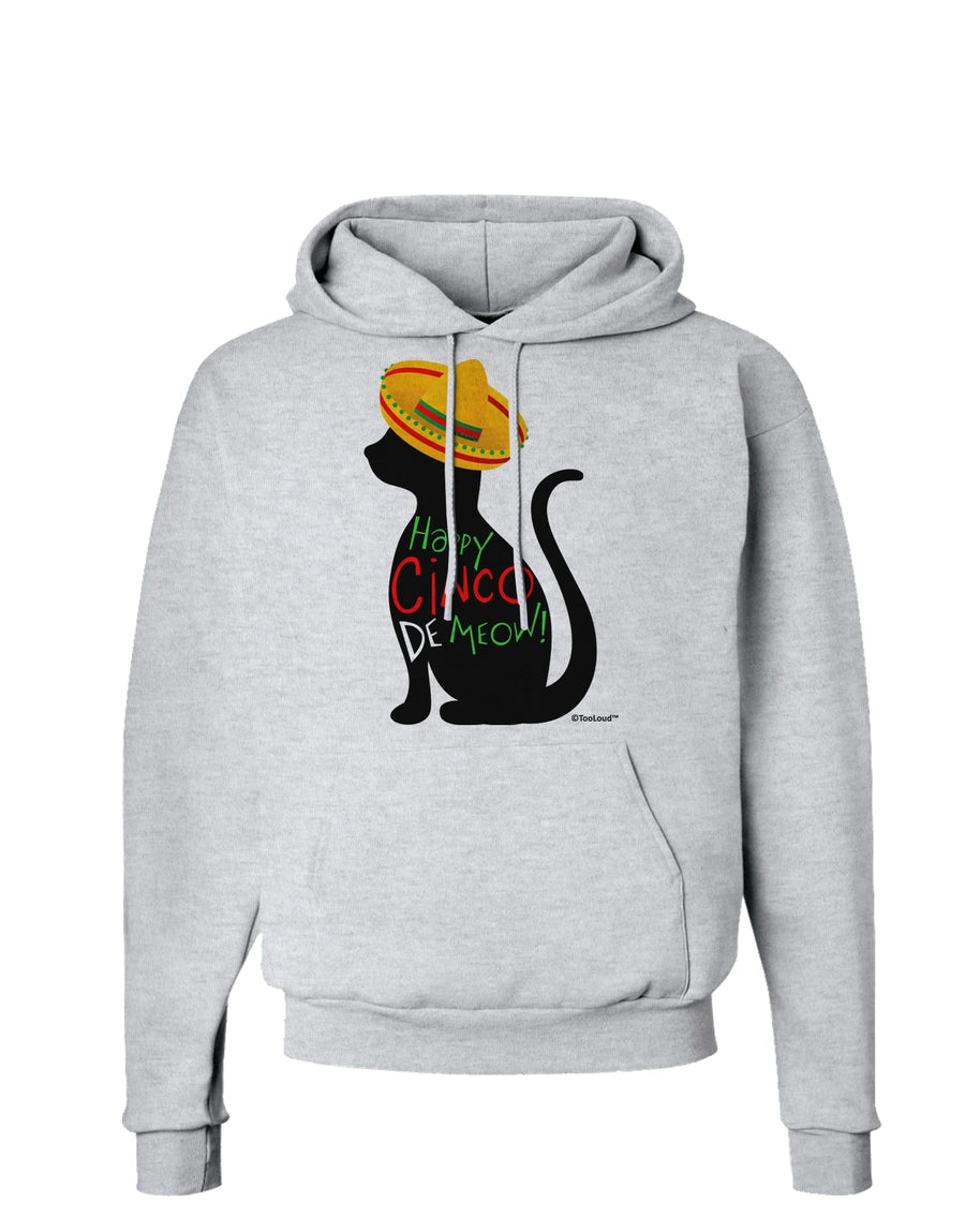 Happy Cinco de Meow - Cinco de Mayo Cat Hoodie Sweatshirt by TooLoud-Hoodie-TooLoud-White-Small-Davson Sales