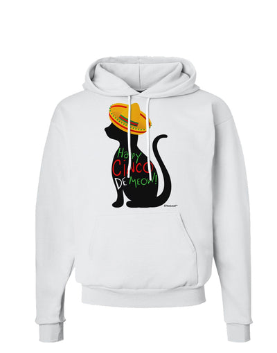 Happy Cinco de Meow - Cinco de Mayo Cat Hoodie Sweatshirt by TooLoud-Hoodie-TooLoud-White-Small-Davson Sales