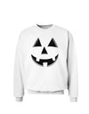 Happy Cute Jack O' Lantern Pumpkin Face Sweatshirt-Sweatshirts-TooLoud-White-Small-Davson Sales