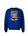 Happy Diwali - Rangoli and Diya Adult Dark Sweatshirt by-Sweatshirts-TooLoud-Deep-Royal-Blue-Small-Davson Sales