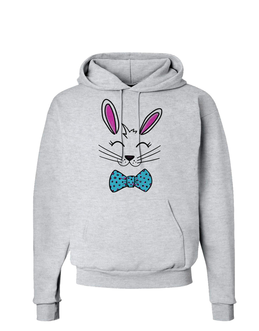 Happy Easter Bunny Face Hoodie Sweatshirt White 3XL Tooloud