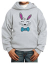 Happy Easter Bunny Face Youth Hoodie Pullover Sweatshirt-Youth Hoodie-TooLoud-Ash-XS-Davson Sales