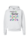 Happy Easter Design Hoodie Sweatshirt-Hoodie-TooLoud-White-Small-Davson Sales