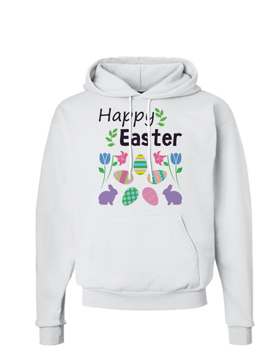 Happy Easter Design Hoodie Sweatshirt-Hoodie-TooLoud-White-Small-Davson Sales