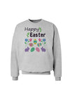 Happy Easter Design Sweatshirt-Sweatshirts-TooLoud-AshGray-Small-Davson Sales