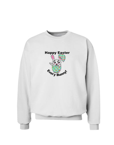 Happy Easter Every Bunny Sweatshirt by TooLoud-Sweatshirts-TooLoud-White-Small-Davson Sales