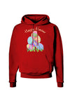 Happy Easter Gel Look Print Dark Hoodie Sweatshirt-Hoodie-TooLoud-Red-Small-Davson Sales