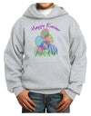 Happy Easter Gel Look Print Youth Hoodie Pullover Sweatshirt-Youth Hoodie-TooLoud-Ash-XS-Davson Sales