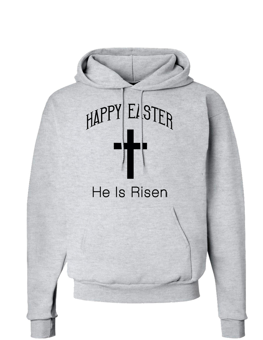 Happy Easter He Is Risen Christian Hoodie Sweatshirt-Hoodie-TooLoud-White-Small-Davson Sales