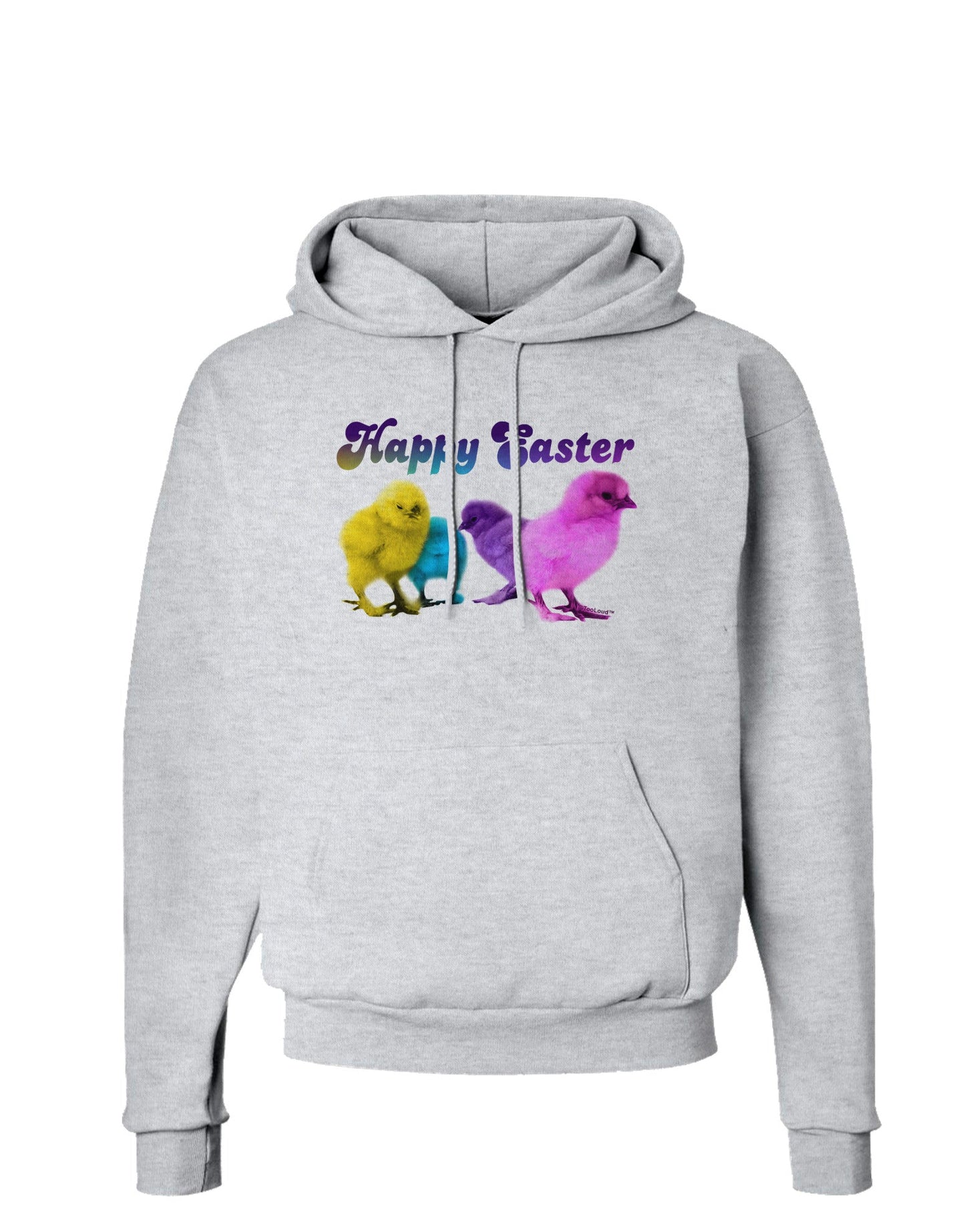 Happy Easter Peepers Hoodie Sweatshirt-Hoodie-TooLoud-AshGray-Small-Davson Sales