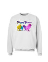 Happy Easter Peepers Sweatshirt-Sweatshirts-TooLoud-White-Small-Davson Sales