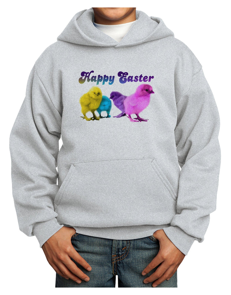 Happy Easter Peepers Youth Hoodie Pullover Sweatshirt-Youth Hoodie-TooLoud-White-XS-Davson Sales