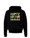 Happy Easter - Tulips Dark Hoodie Sweatshirt by TooLoud-Hoodie-TooLoud-Black-Small-Davson Sales