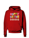 Happy Easter - Tulips Dark Hoodie Sweatshirt by TooLoud-Hoodie-TooLoud-Red-Small-Davson Sales