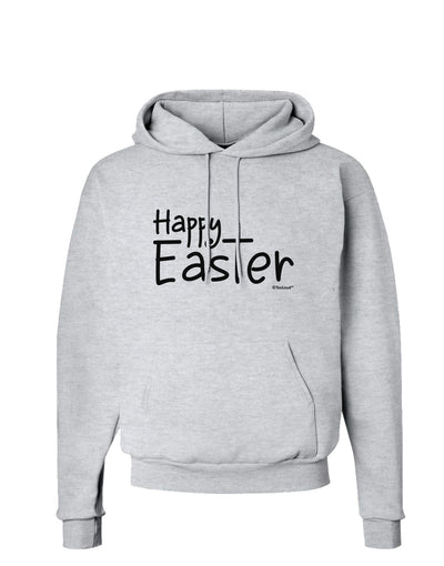 Happy Easter with Cross Hoodie Sweatshirt by TooLoud-Hoodie-TooLoud-AshGray-Small-Davson Sales