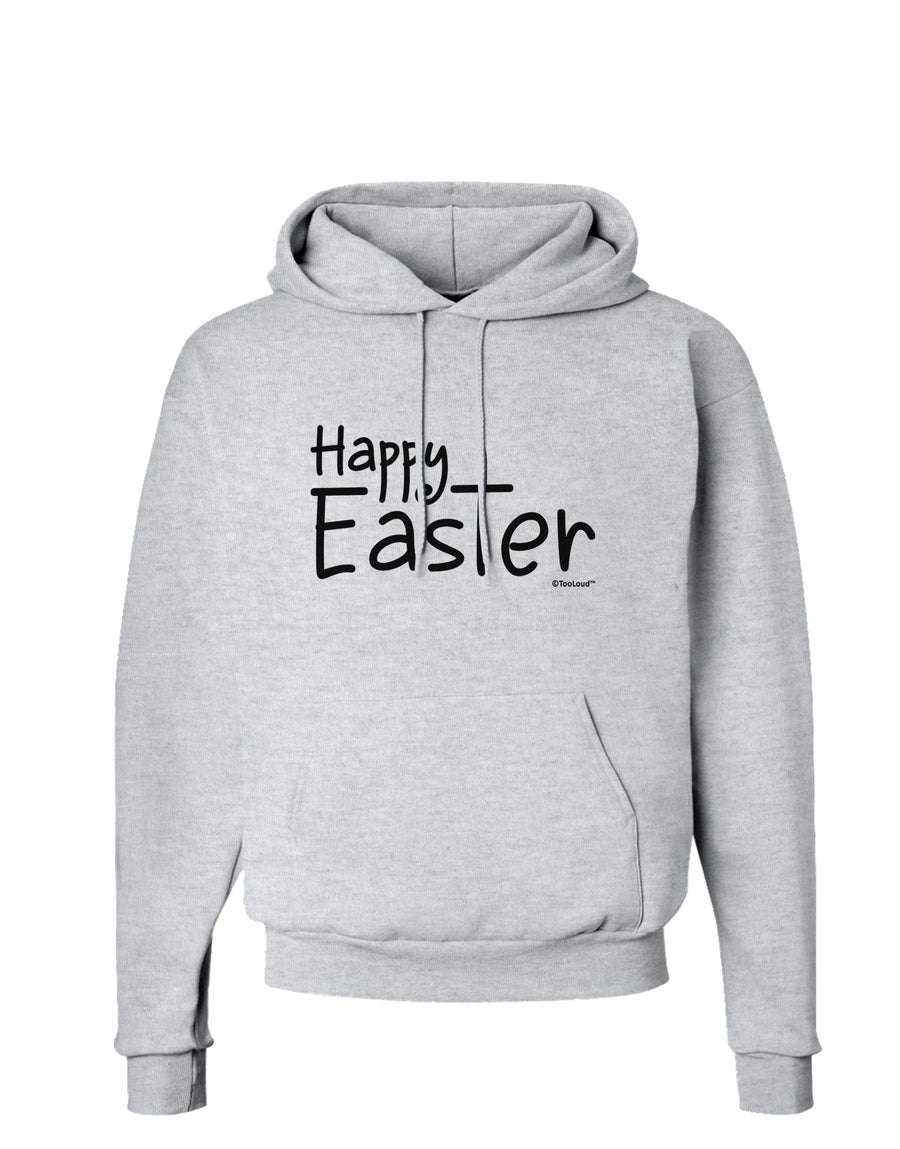Happy Easter with Cross Hoodie Sweatshirt by TooLoud-Hoodie-TooLoud-White-Small-Davson Sales
