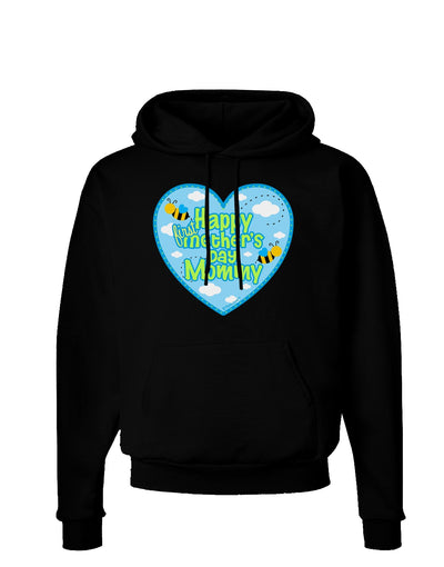 Happy First Mother's Day Mommy - Blue Dark Hoodie Sweatshirt by TooLoud-Hoodie-TooLoud-Black-Small-Davson Sales