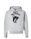 Happy Halloween Cute Black Cat Halloween Hoodie Sweatshirt-Hoodie-TooLoud-AshGray-Small-Davson Sales