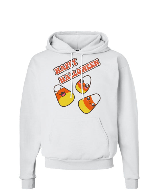 Happy Halloween Cute Candy Corn Hoodie Sweatshirt-Hoodie-TooLoud-White-Small-Davson Sales