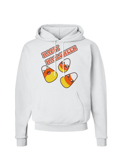 Happy Halloween Cute Candy Corn Hoodie Sweatshirt-Hoodie-TooLoud-White-Small-Davson Sales