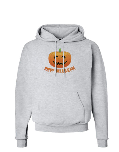 Happy Halloween Jack-o-lantern Hoodie Sweatshirt-Hoodie-TooLoud-AshGray-Small-Davson Sales