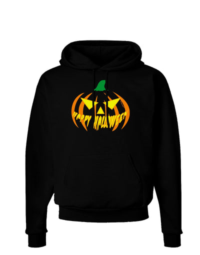 Happy Halloween Jack Yellow Dark Hoodie Sweatshirt-Hoodie-TooLoud-Black-Small-Davson Sales