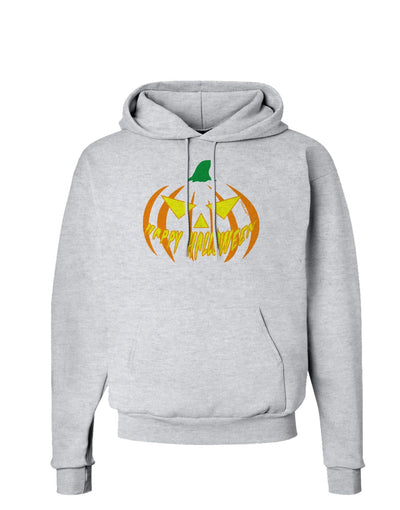 Happy Halloween Jack Yellow Hoodie Sweatshirt-Hoodie-TooLoud-AshGray-Small-Davson Sales