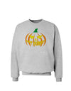 Happy Halloween Jack Yellow Sweatshirt-Sweatshirts-TooLoud-AshGray-Small-Davson Sales