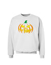 Happy Halloween Jack Yellow Sweatshirt-Sweatshirts-TooLoud-White-Small-Davson Sales