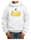 Happy Halloween Jack Yellow Youth Hoodie Pullover Sweatshirt-Youth Hoodie-TooLoud-White-XS-Davson Sales