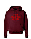 Happy Halloween Witches Blood Red Dark Hoodie Sweatshirt-Hoodie-TooLoud-Maroon-Small-Davson Sales